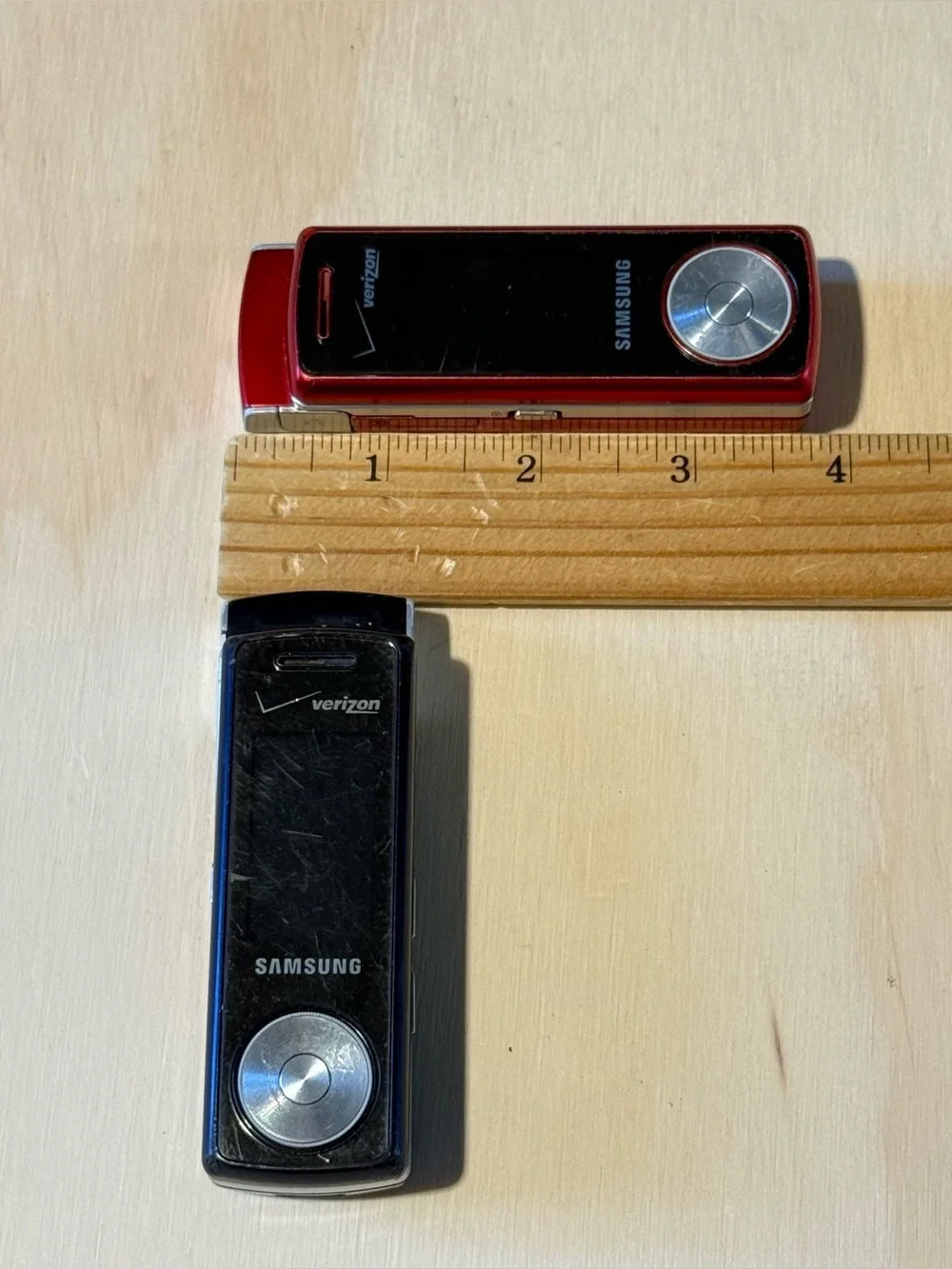 2-Samsung Juke SCH-U470 Verizon Blk/Red(UNTESTED)No Charger Read Info Buy As Is